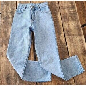 Guess Jeans Womens Sz 12 (Measures 25 inch) Denim Made USA Light Wash 90s Y2K